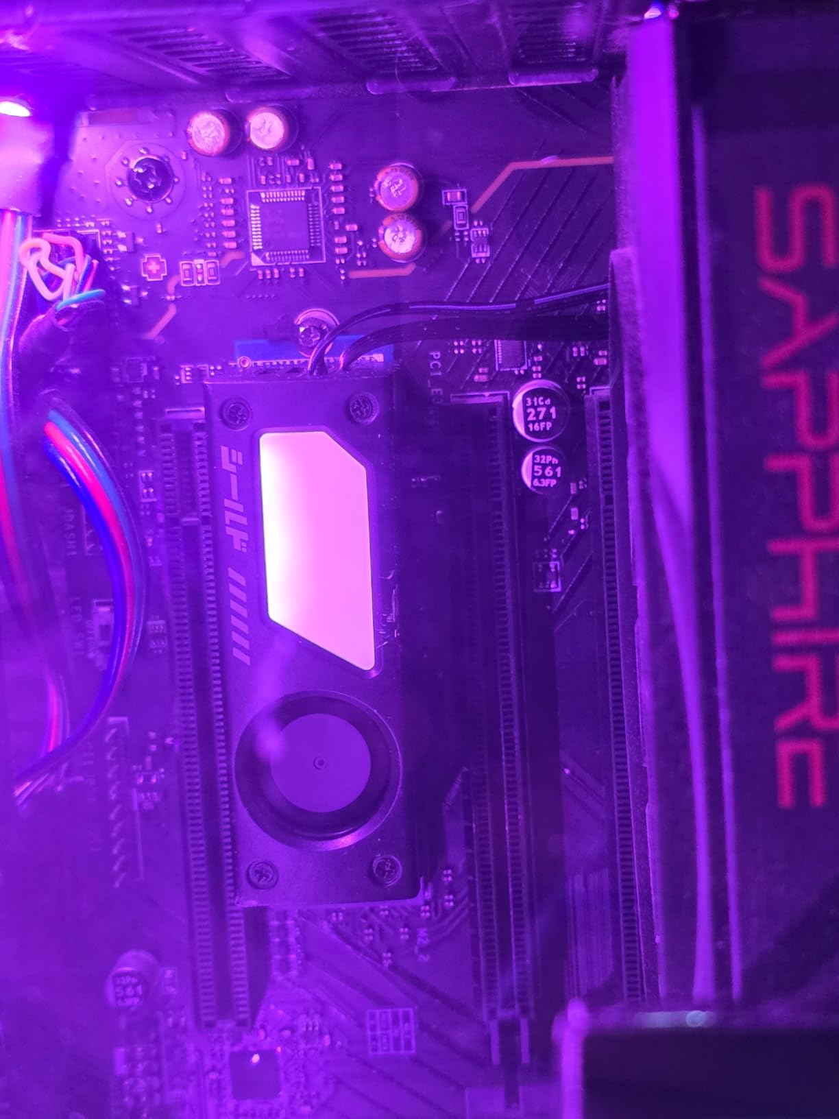 EZDIY-FAB Shield ARGB M.2 SSD Heatsink with Build-in 20mm PWM Fan, Premium Aluminum Design, 5V 3-Pin ARGB Sync, High-Performance SSD Cooler for M.2 2280 customer photo 2