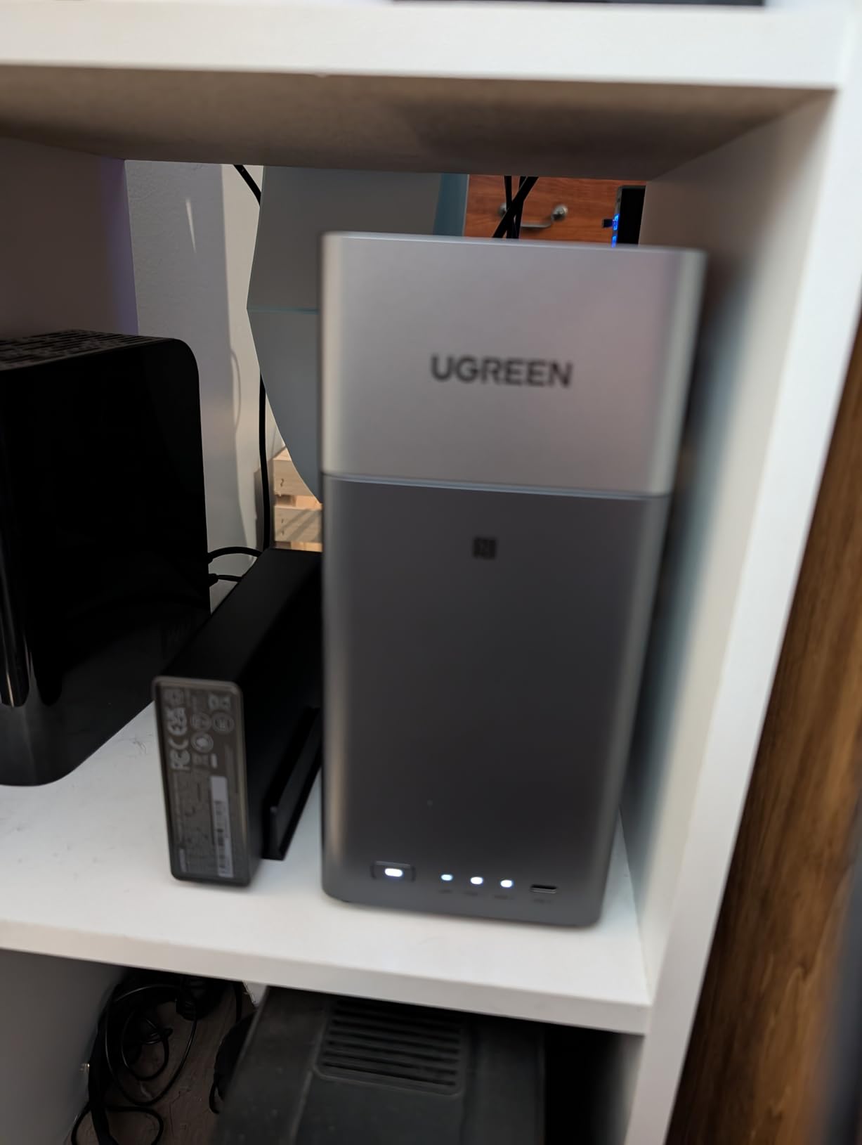 UGREEN NAS DH4300 Plus 4-Bay Desktop NASync, Support Capacity 128TB (Diskless), Remote Access, AI Photo Album, Beginner Friendly, 8GB LPDDR4X RAM, 2.5GbE, 4K HDMI, Network Attached Storage (Diskless) customer photo 2