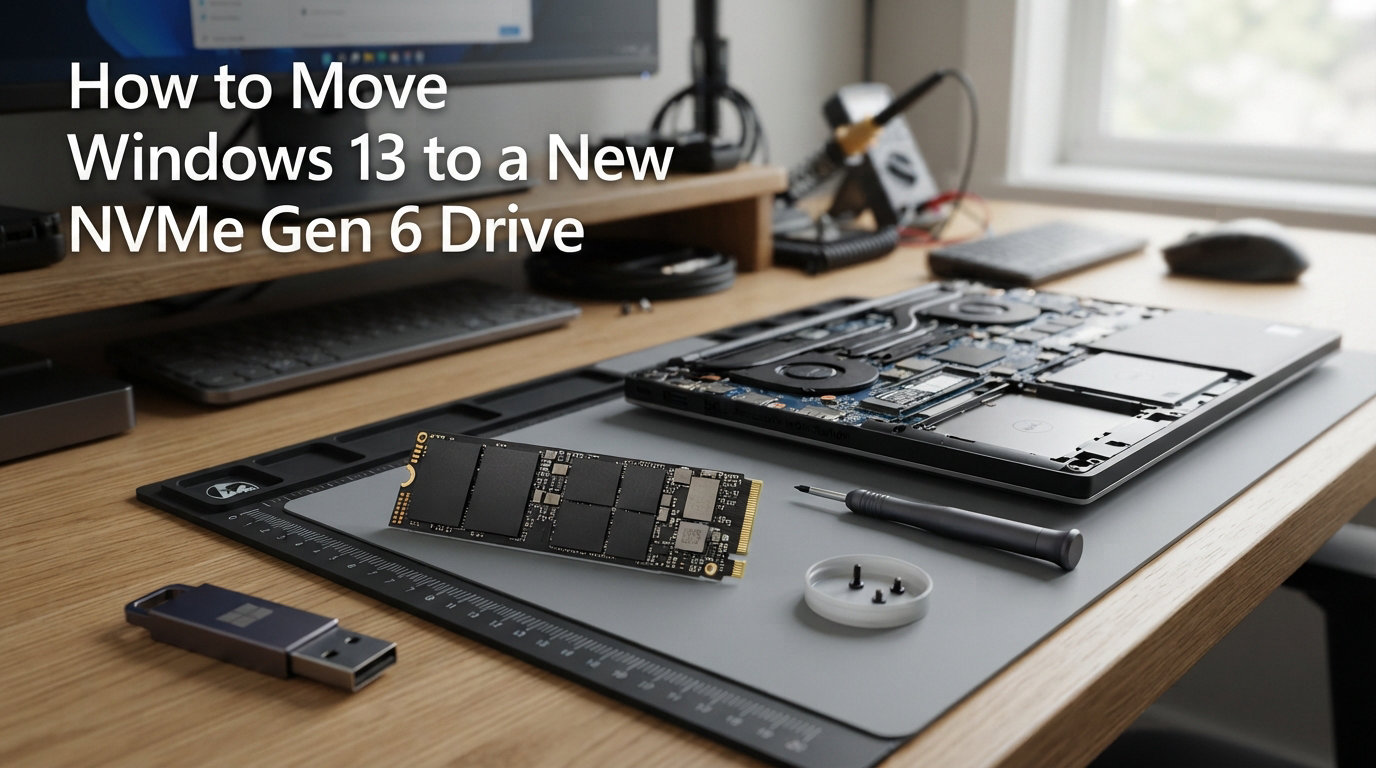 How to Move Windows to New NVMe SSD: Complete 2026 Guide